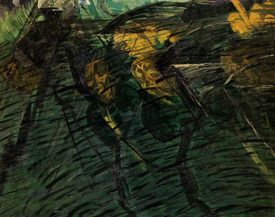 Stati d'animo, Quelli che vanno - bozzetto, Polo del Novecento e Arte Contemporanea, Milano
